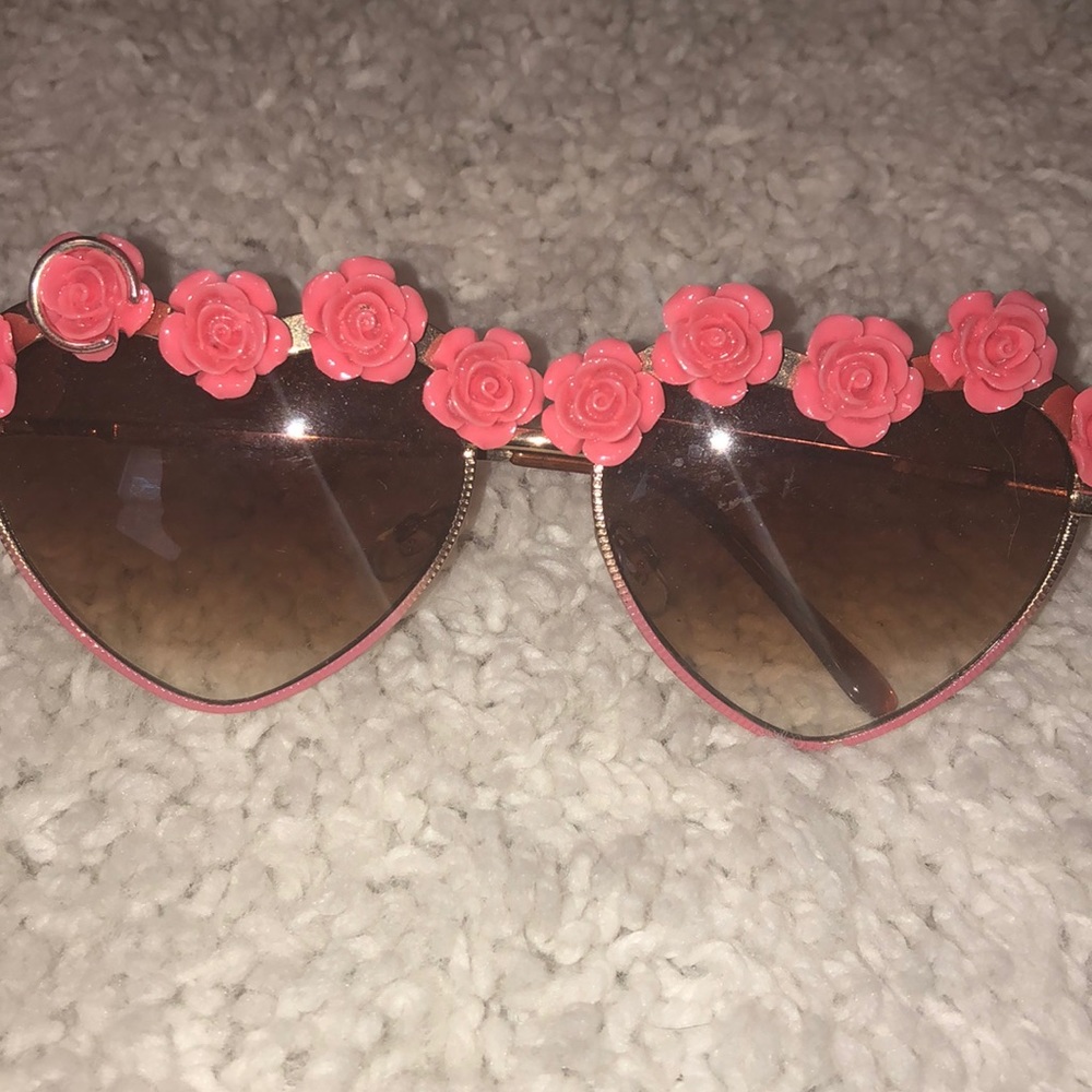 Floral glasses